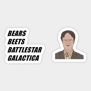 Dwight Schrute false Sticker